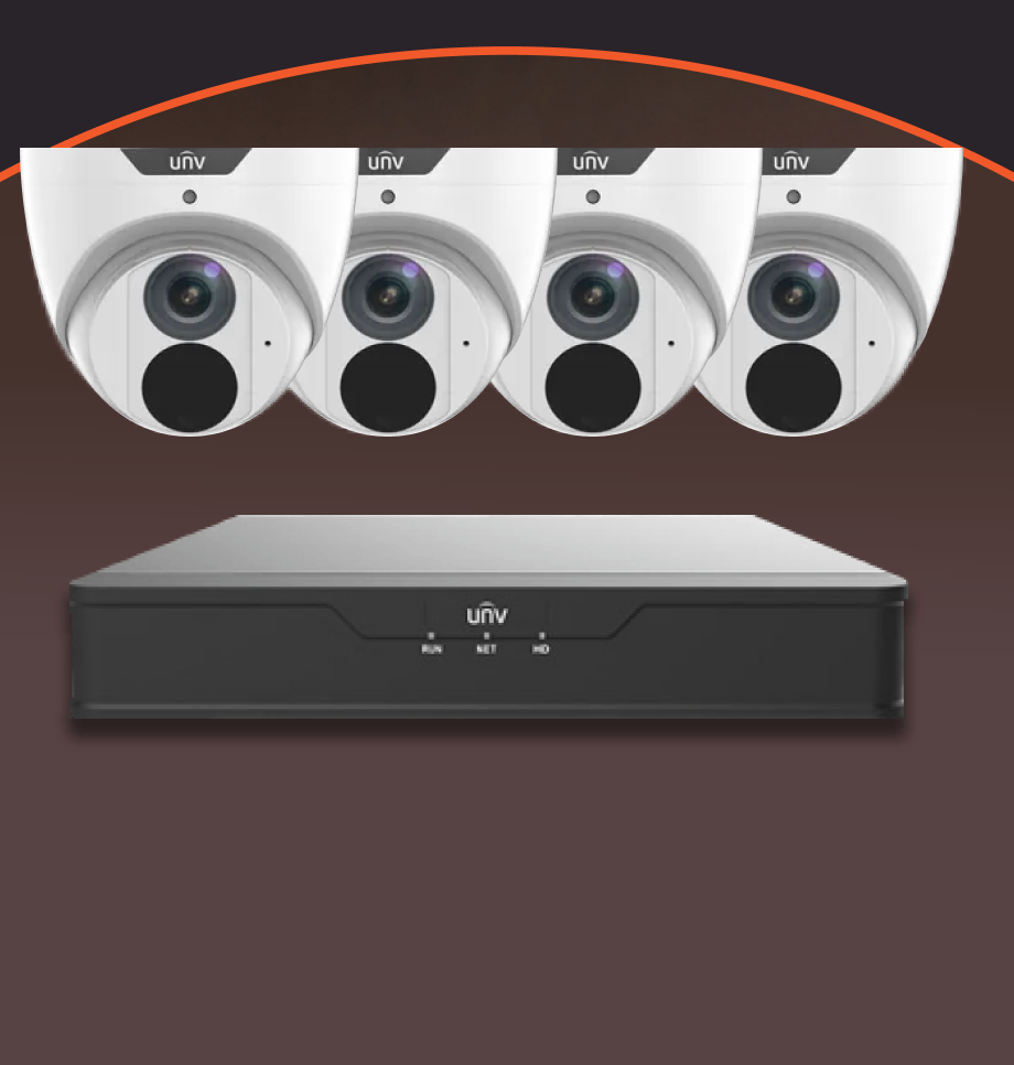 Uniview 6MP Smart Security Camera Package